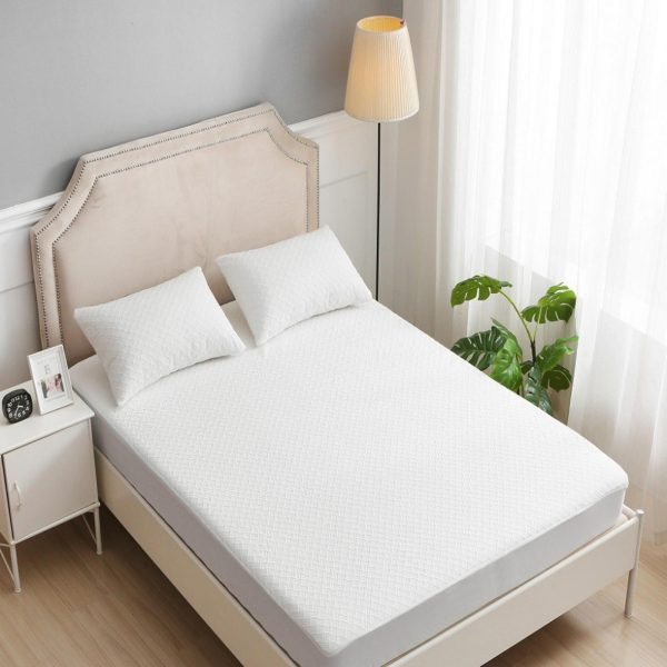 1418 Bed Cover Polyester breathable mattress protector