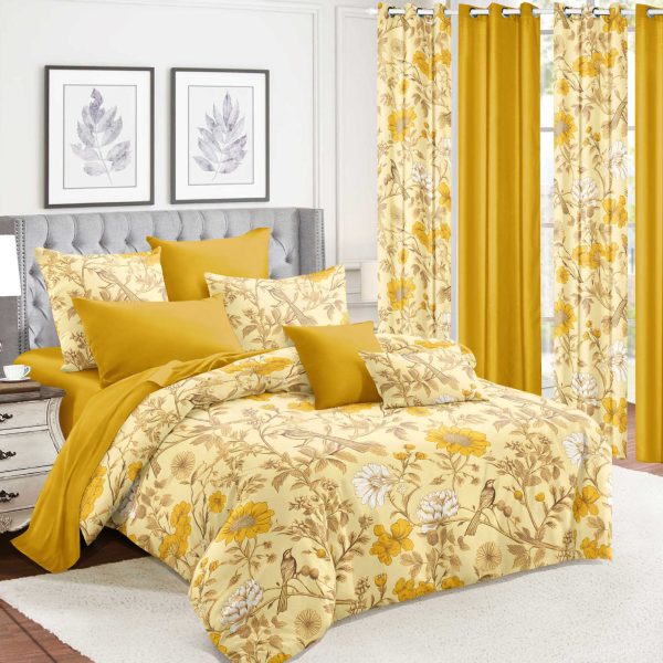 Hot  selling Bedding Sets 13 Pieces King Queen Bed sheet with customized curtains