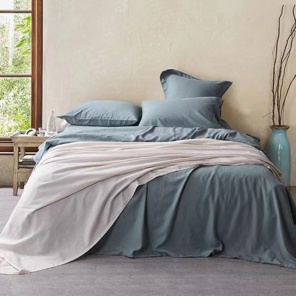 Lyocell Lenzing Tencel Linen Blend Sheet Set Queen