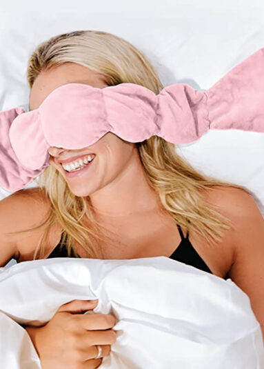 Custom Weighted Sleeping Mask with logo Embroidery